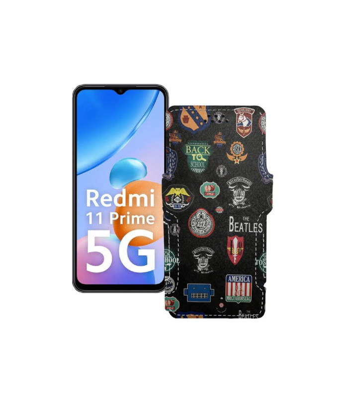 Чохол-книжка з екошкіри для телефону Xiaomi Redmi 11 Prime 5G