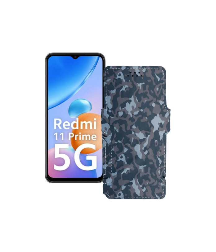 Чохол-книжка з екошкіри для телефону Xiaomi Redmi 11 Prime 5G