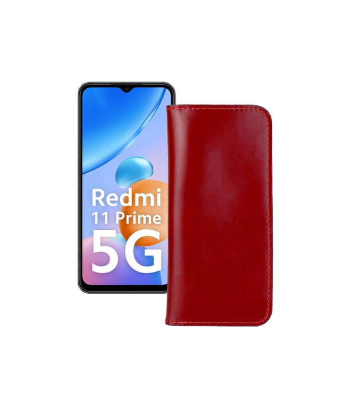 Портмоне з шкіри для телефону Xiaomi Redmi 11 Prime 5G