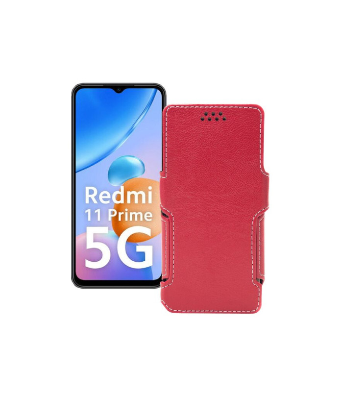 Чохол-книжка з екошкіри для телефону Xiaomi Redmi 11 Prime 5G