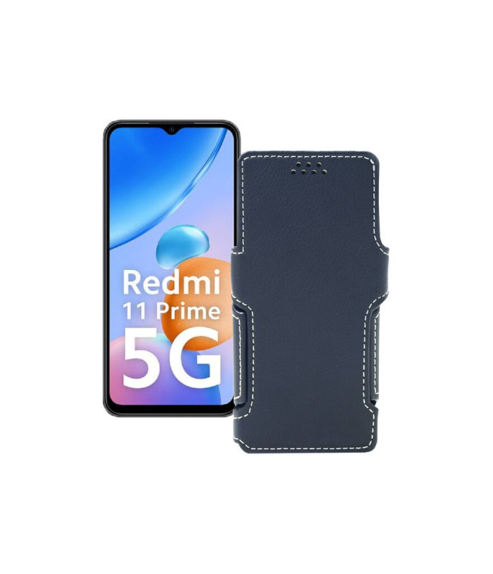 Чохол-книжка з екошкіри для телефону Xiaomi Redmi 11 Prime 5G