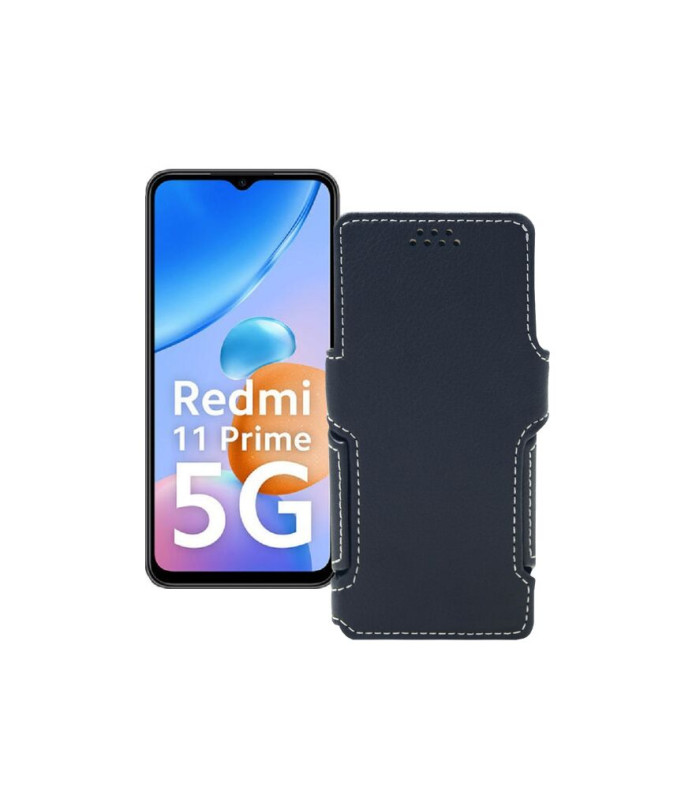 Чохол-книжка з екошкіри для телефону Xiaomi Redmi 11 Prime 5G