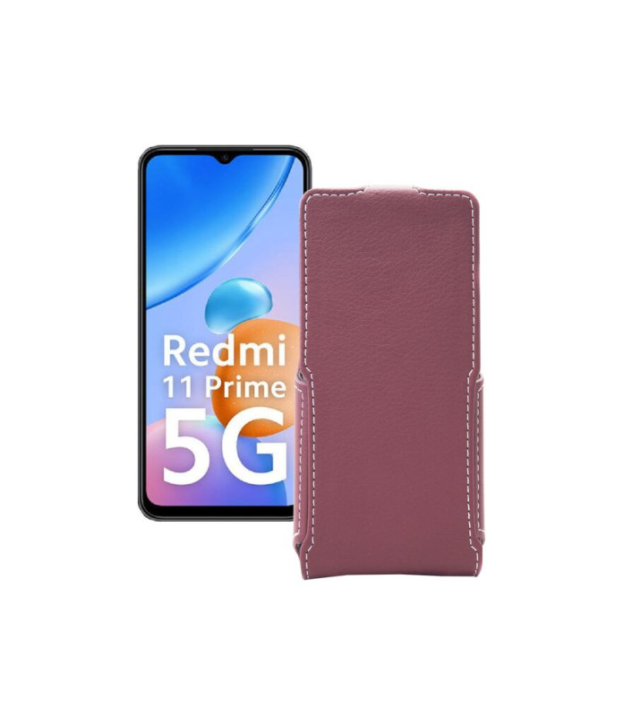 Чохол-флип з екошкіри для телефону Xiaomi Redmi 11 Prime 5G