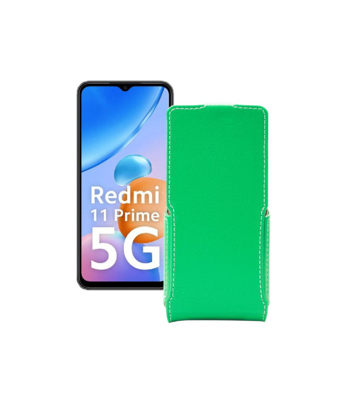 Чохол-флип з екошкіри для телефону Xiaomi Redmi 11 Prime 5G