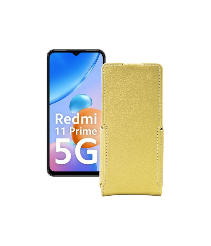 Чохол-флип з екошкіри для телефону Xiaomi Redmi 11 Prime 5G