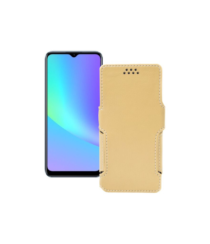 Чохол-книжка з екошкіри для телефону Leagoo M12