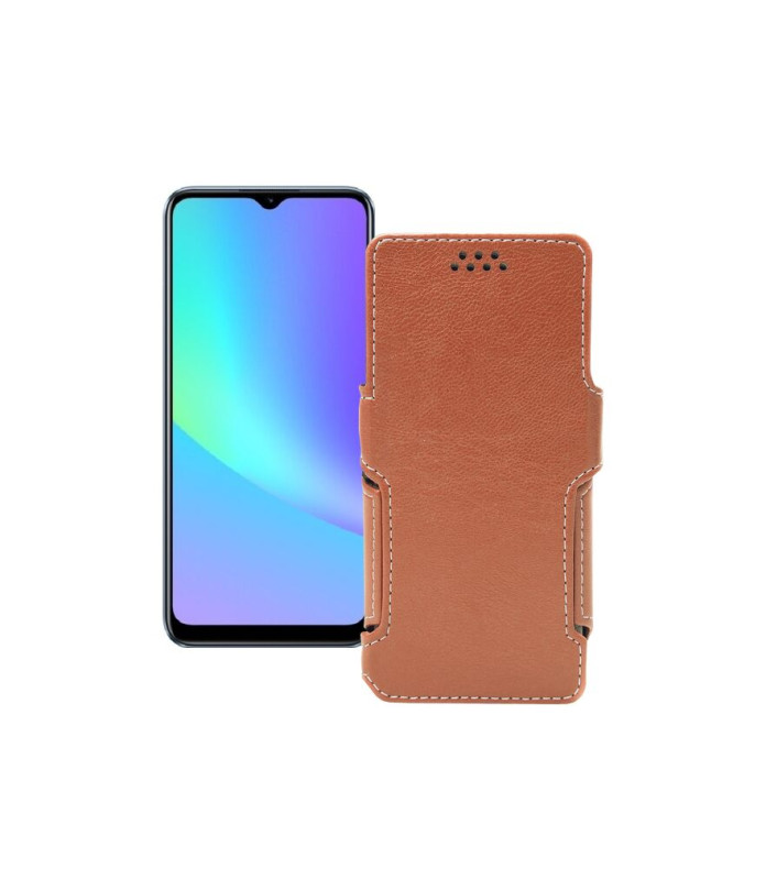 Чохол-книжка з екошкіри для телефону Leagoo M12