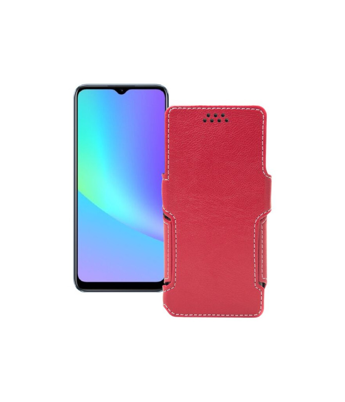 Чохол-книжка з екошкіри для телефону Leagoo M12