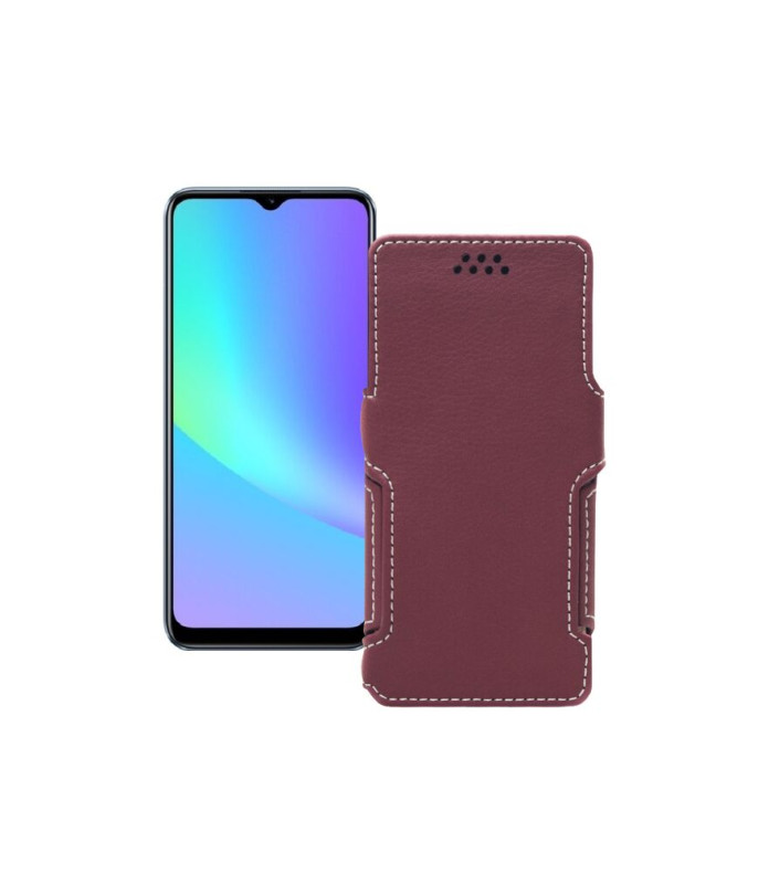 Чохол-книжка з екошкіри для телефону Leagoo M12