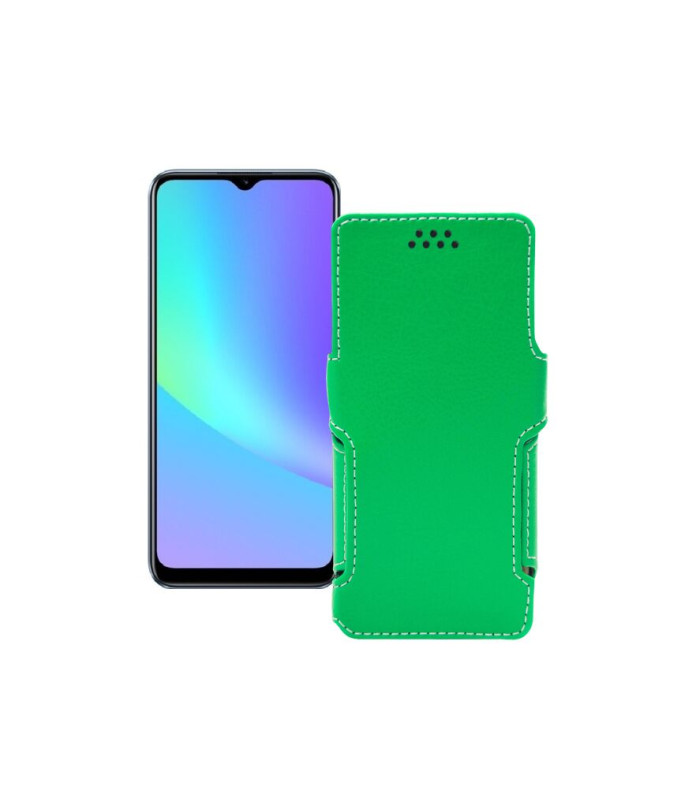 Чохол-книжка з екошкіри для телефону Leagoo M12