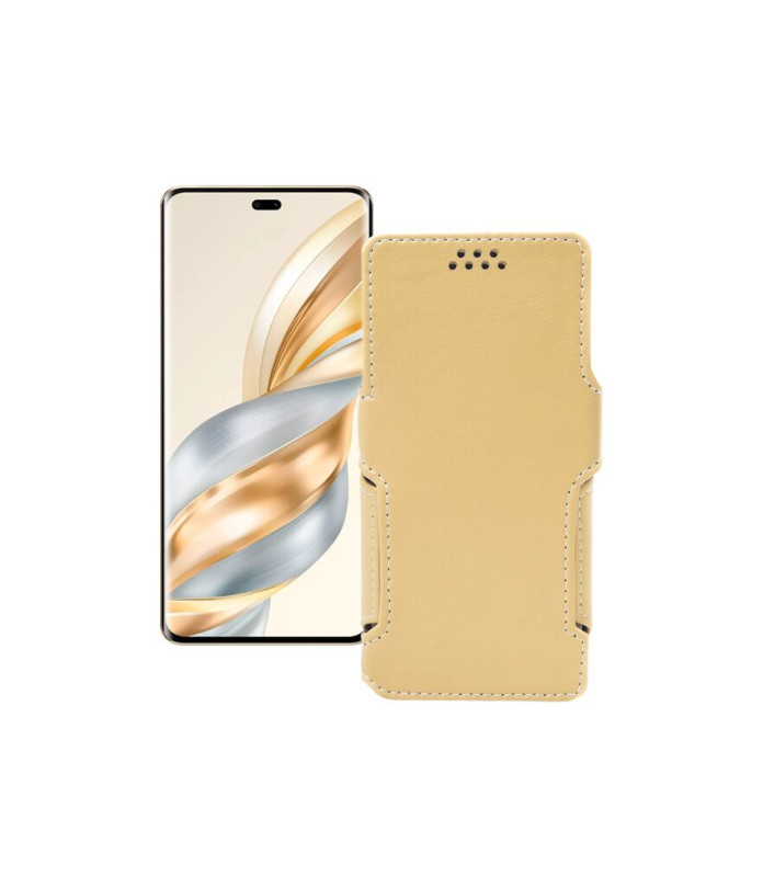 Чохол-книжка з екошкіри для телефону Honor X60 Pro