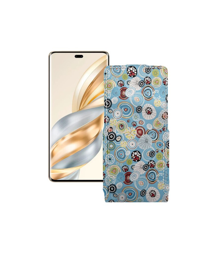 Чохол-флип з екошкіри для телефону Honor X60 Pro