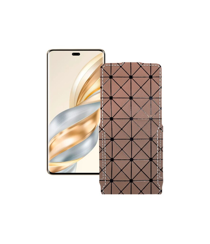 Чохол-флип з екошкіри для телефону Honor X60 Pro