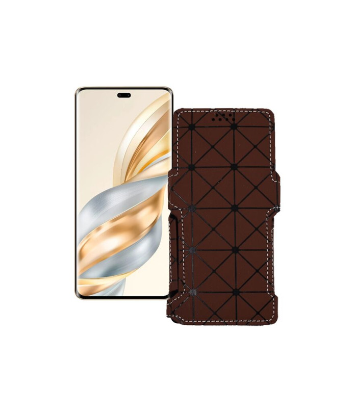 Чохол-книжка з екошкіри для телефону Honor X60 Pro