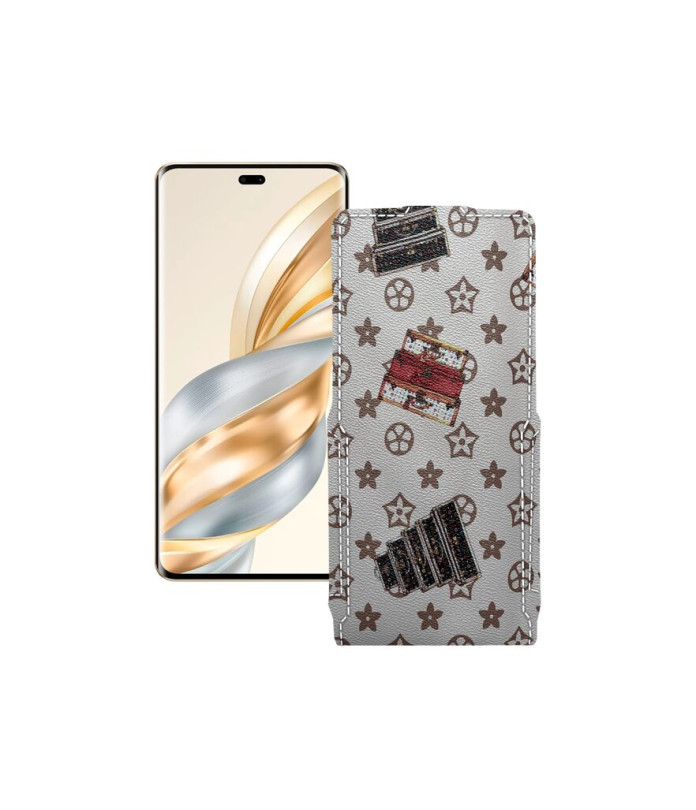 Чохол-флип з екошкіри для телефону Honor X60 Pro