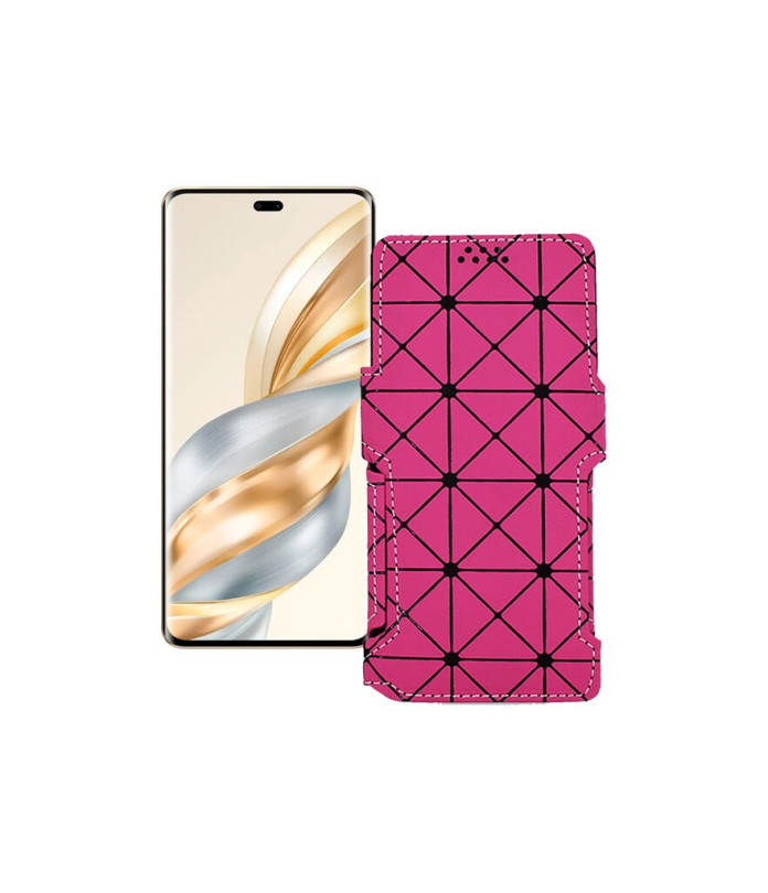 Чохол-книжка з екошкіри для телефону Honor X60 Pro