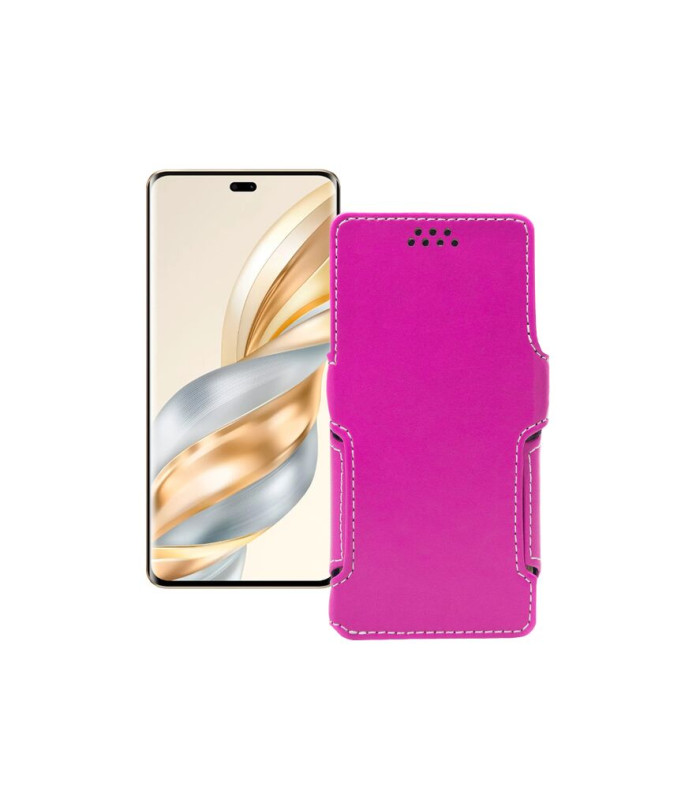 Чохол-книжка з екошкіри для телефону Honor X60 Pro