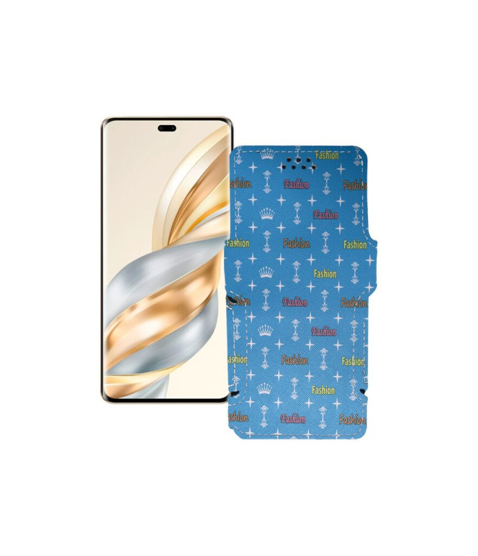 Чохол-книжка з екошкіри для телефону Honor X60 Pro