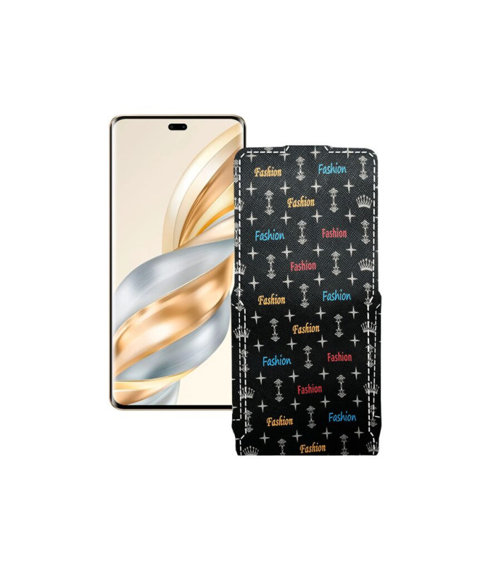 Чохол-флип з екошкіри для телефону Honor X60 Pro