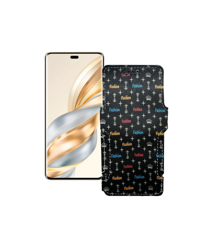 Чохол-книжка з екошкіри для телефону Honor X60 Pro