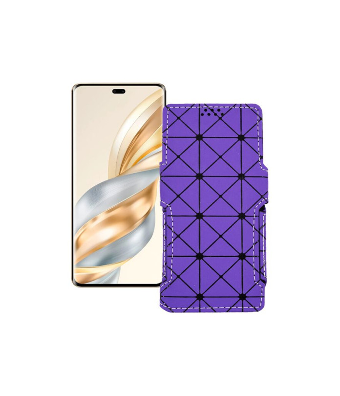 Чохол-книжка з екошкіри для телефону Honor X60 Pro