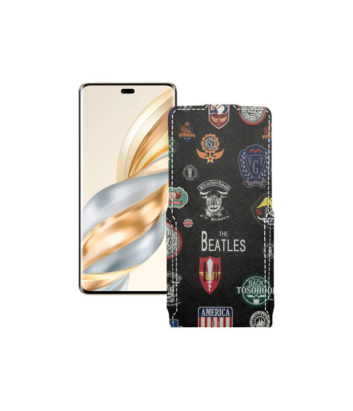 Чохол-флип з екошкіри для телефону Honor X60 Pro