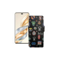 Чохол-книжка з екошкіри для телефону Honor X60 Pro