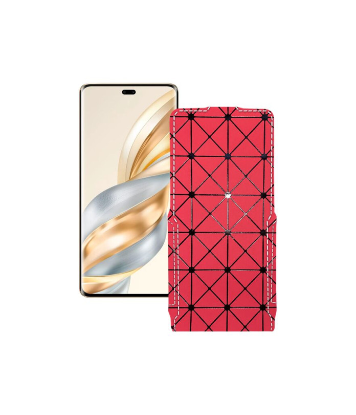 Чохол-флип з екошкіри для телефону Honor X60 Pro