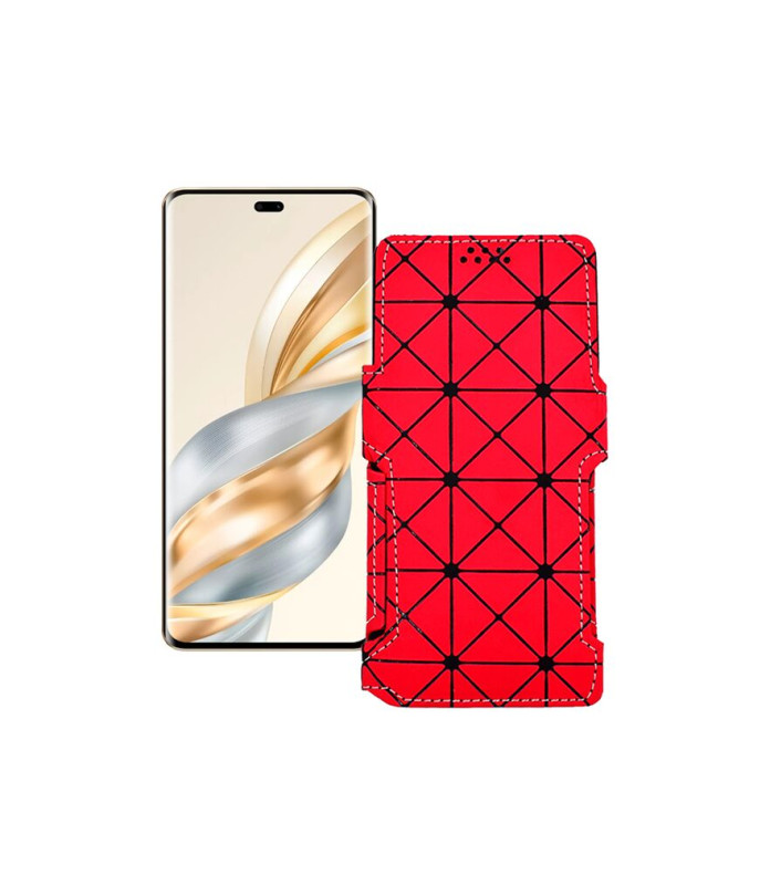 Чохол-книжка з екошкіри для телефону Honor X60 Pro