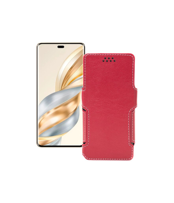 Чохол-книжка з екошкіри для телефону Honor X60 Pro