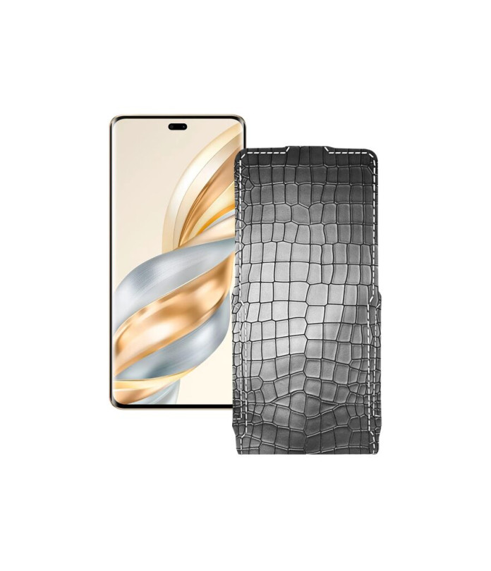 Чохол-флип з екошкіри для телефону Honor X60 Pro