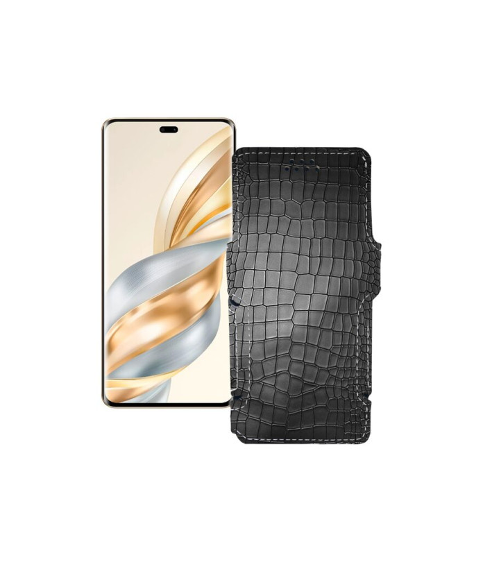 Чохол-книжка з екошкіри для телефону Honor X60 Pro
