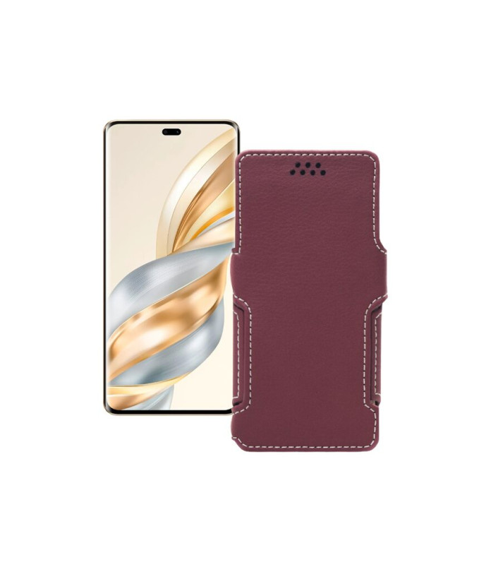 Чохол-книжка з екошкіри для телефону Honor X60 Pro
