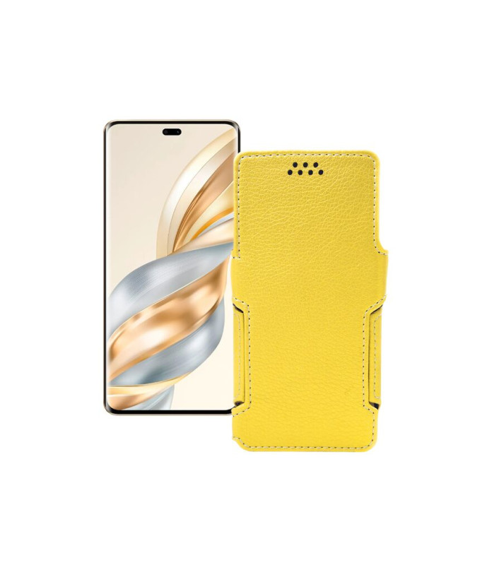 Чохол-книжка з екошкіри для телефону Honor X60 Pro