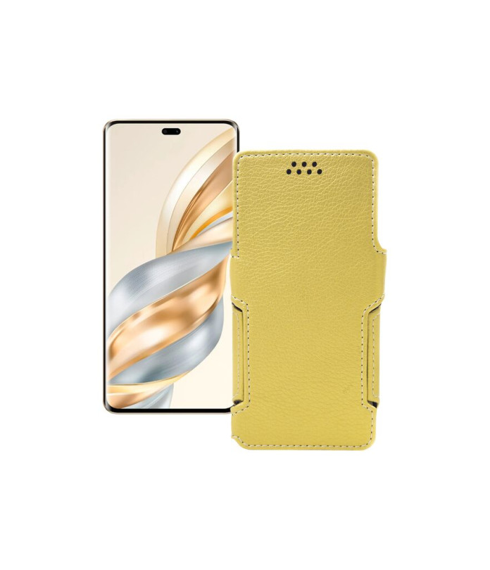 Чохол-книжка з екошкіри для телефону Honor X60 Pro