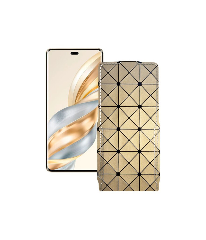 Чохол-флип з екошкіри для телефону Honor X60 Pro