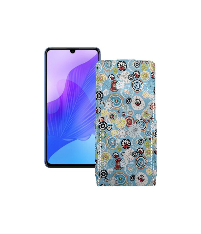 Чохол-флип з екошкіри для телефону Huawei Enjoy 20 Pro