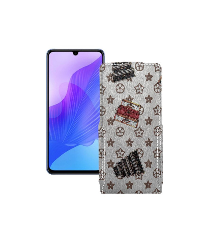 Чохол-флип з екошкіри для телефону Huawei Enjoy 20 Pro