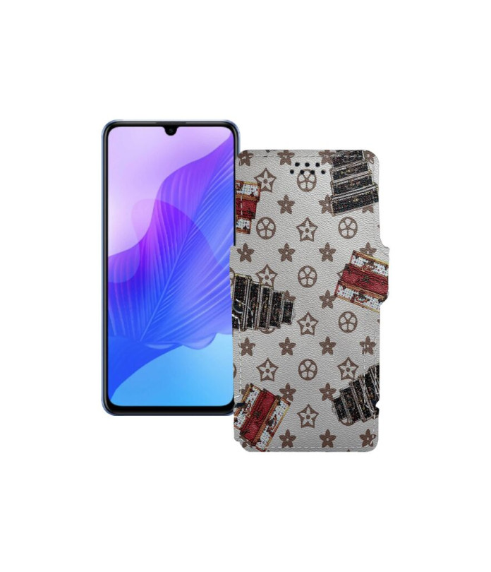 Чохол-книжка з екошкіри для телефону Huawei Enjoy 20 Pro