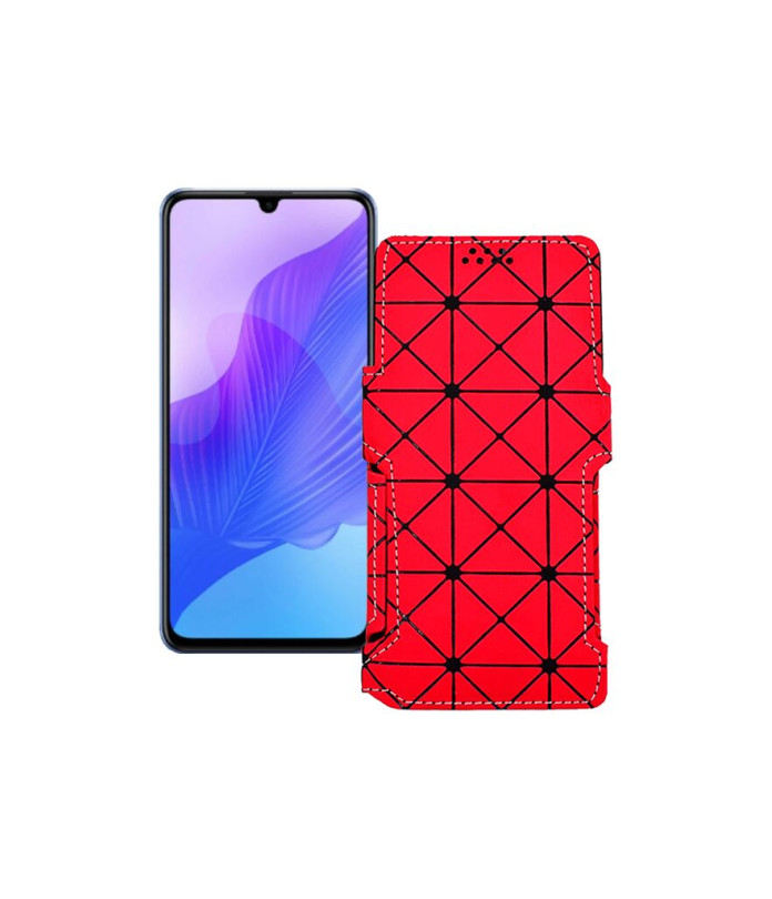 Чохол-книжка з екошкіри для телефону Huawei Enjoy 20 Pro