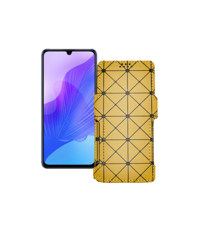 Чохол-книжка з екошкіри для телефону Huawei Enjoy 20 Pro