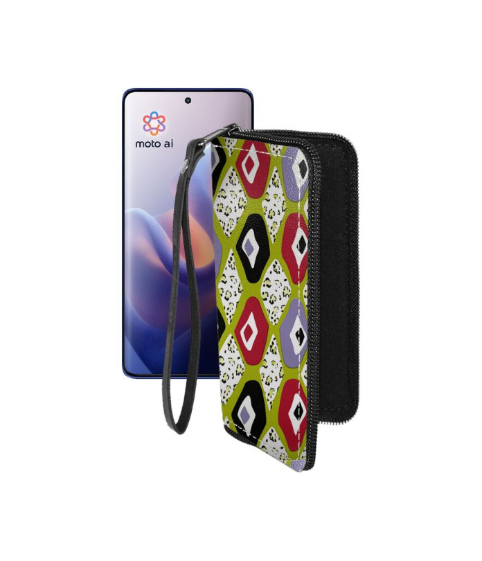 Чохол-гаманець з екошкіри для телефону Motorola Edge 60 Pro (XT2507)