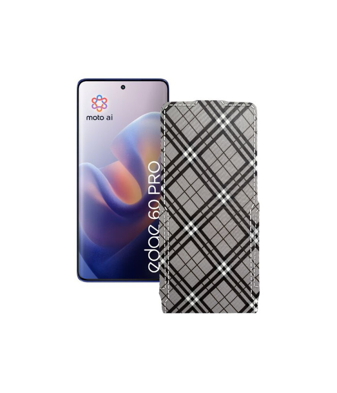 Чохол-флип з екошкіри для телефону Motorola Edge 60 Pro (XT2507)