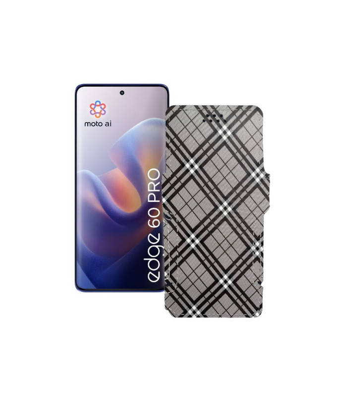 Чохол-книжка з екошкіри для телефону Motorola Edge 60 Pro (XT2507)