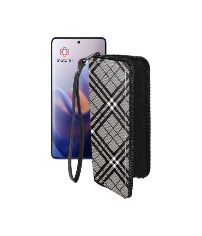 Чохол-гаманець з екошкіри для телефону Motorola Edge 60 Pro (XT2507)