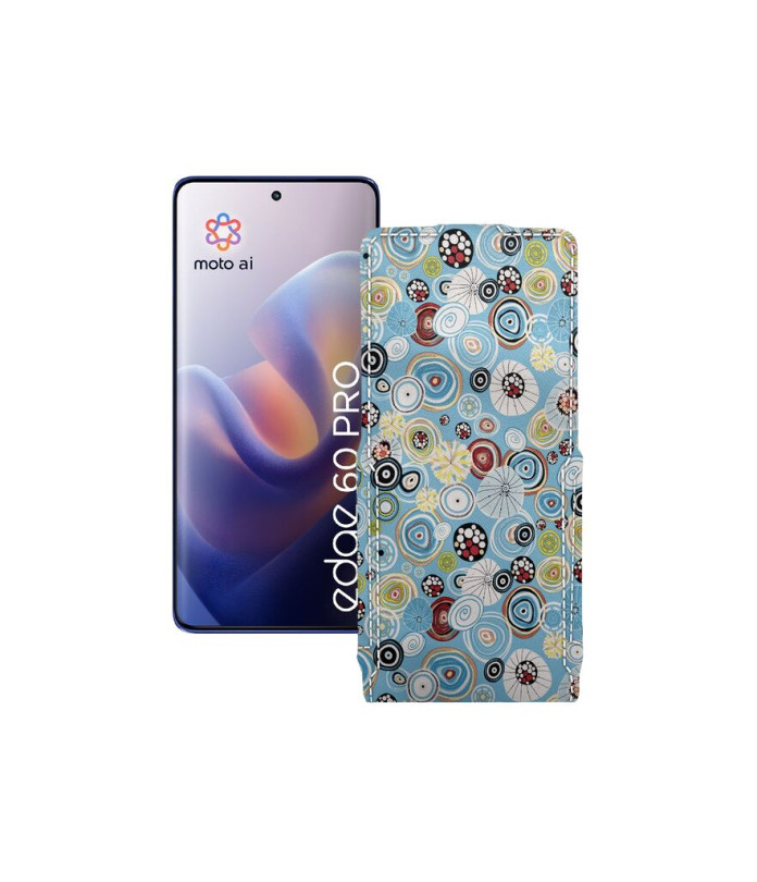 Чохол-флип з екошкіри для телефону Motorola Edge 60 Pro (XT2507)