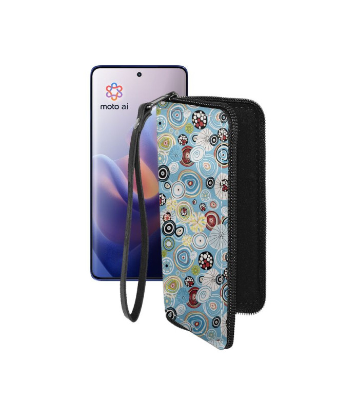 Чохол-гаманець з екошкіри для телефону Motorola Edge 60 Pro (XT2507)