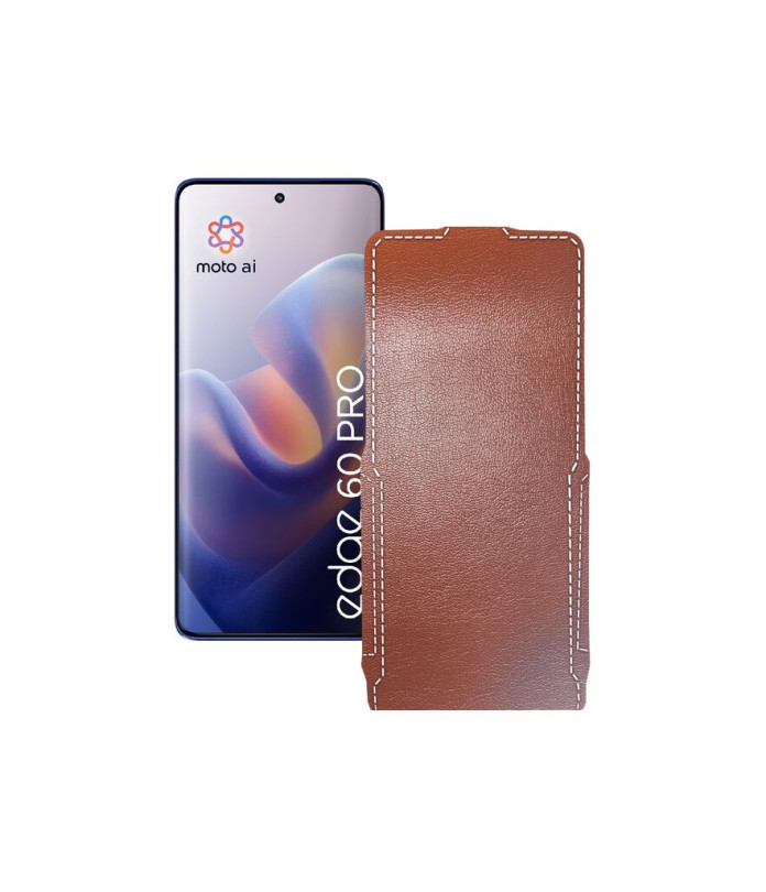 Чохол-флип з екошкіри для телефону Motorola Edge 60 Pro (XT2507)
