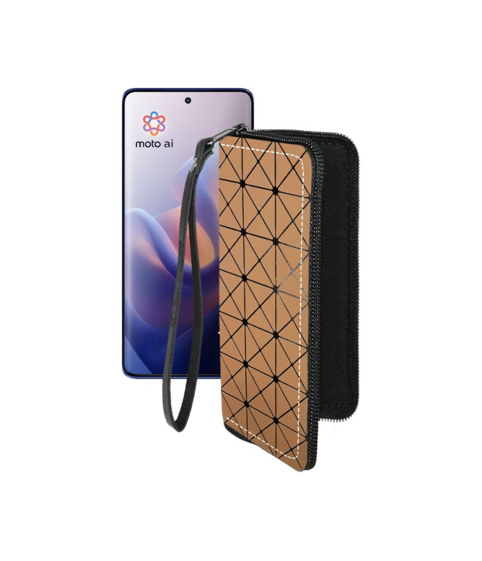 Чохол-гаманець з екошкіри для телефону Motorola Edge 60 Pro (XT2507)