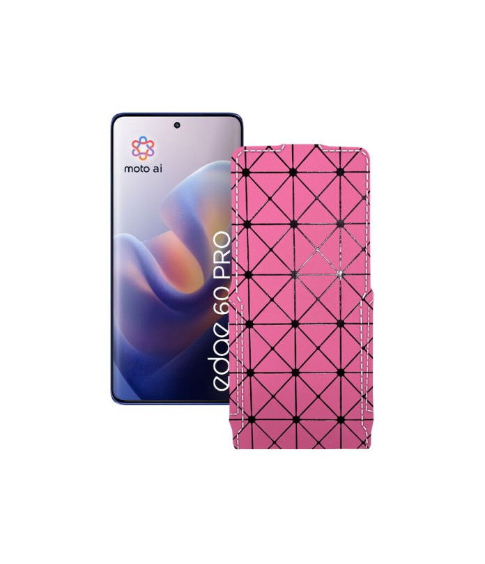 Чохол-флип з екошкіри для телефону Motorola Edge 60 Pro (XT2507)